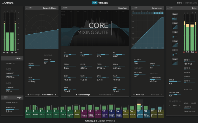 Softube Core mixing suite